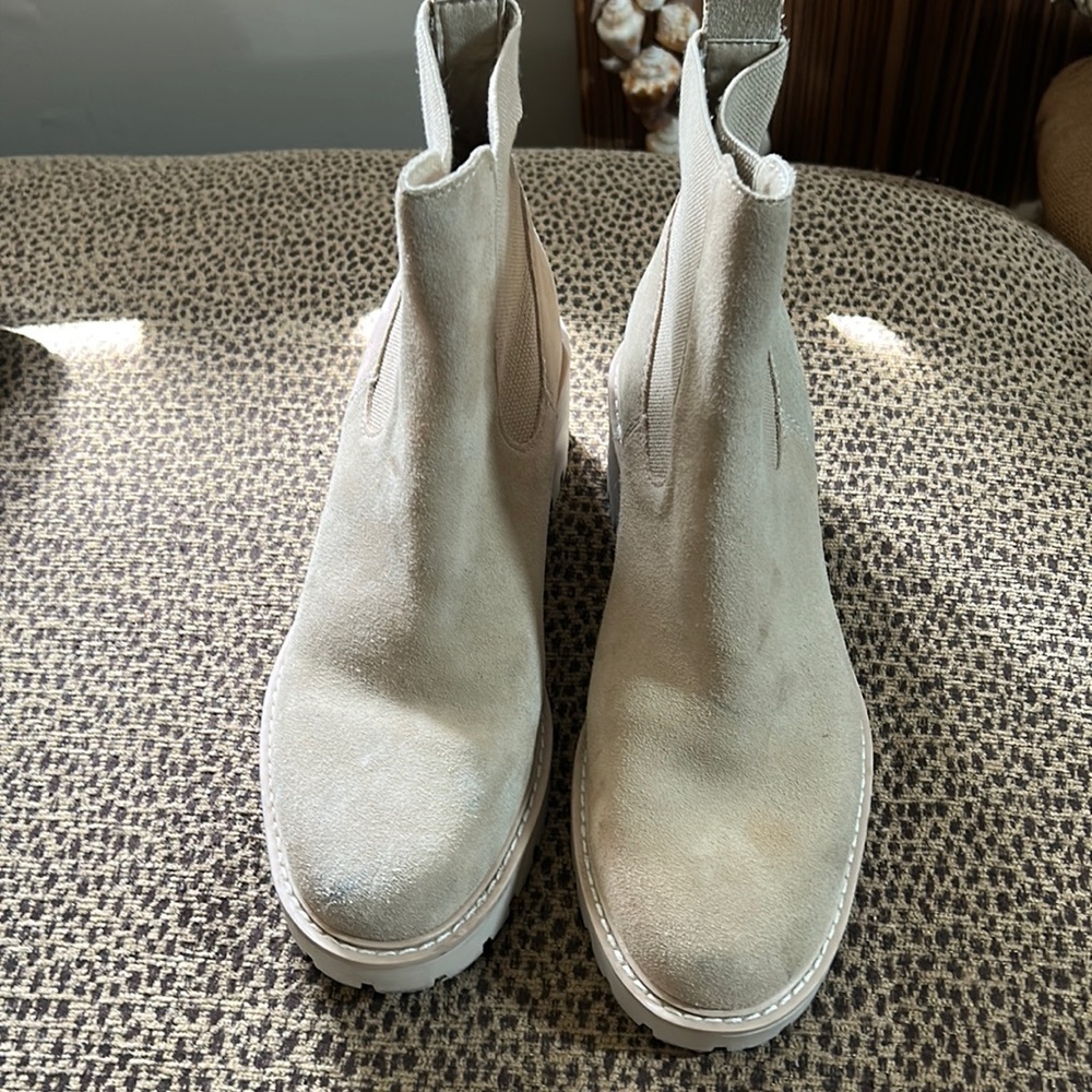 Cream Booties